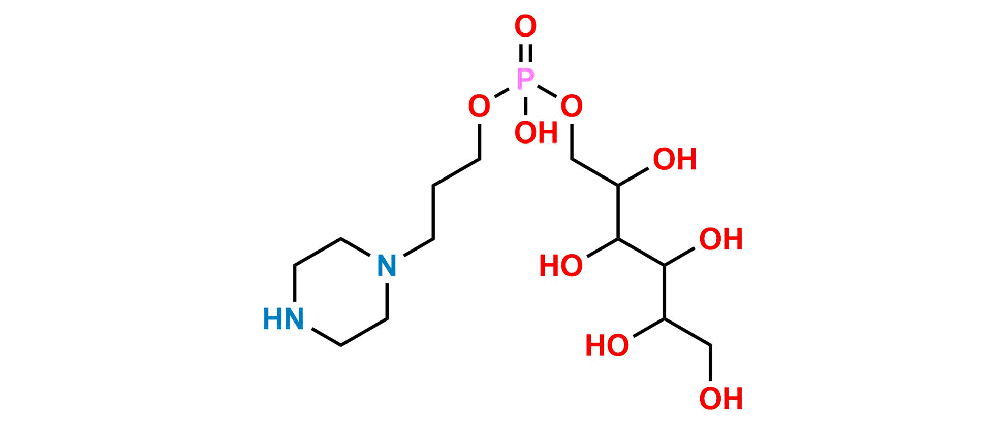 Piperazinylpropyl Pentahydroxyhexyl Phosphate (USP)